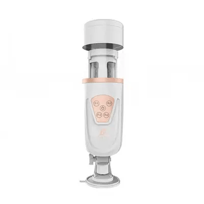 White Sucking Hands-Free Multi-Function Male Masturbator – Auto