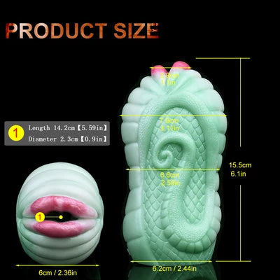 Dolphin Monster Masturbator – Dual-Channel, 4 Styles & 3-in-1