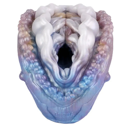 textured interior channel of abalone masturbator