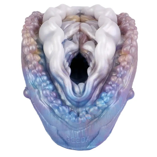 textured interior channel of abalone masturbator