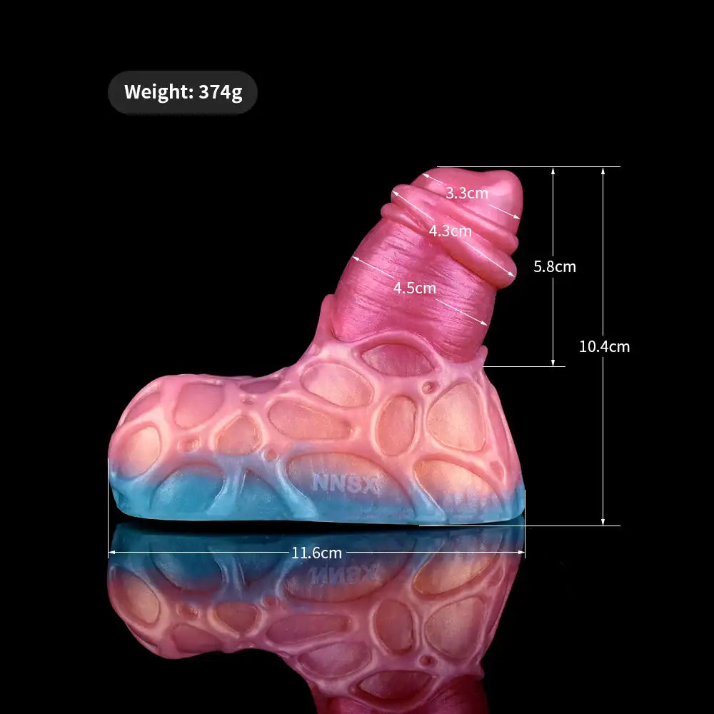 Dildo Fantasy Grinding – Base da cavalcata 10,4 cm, opzione vibrante