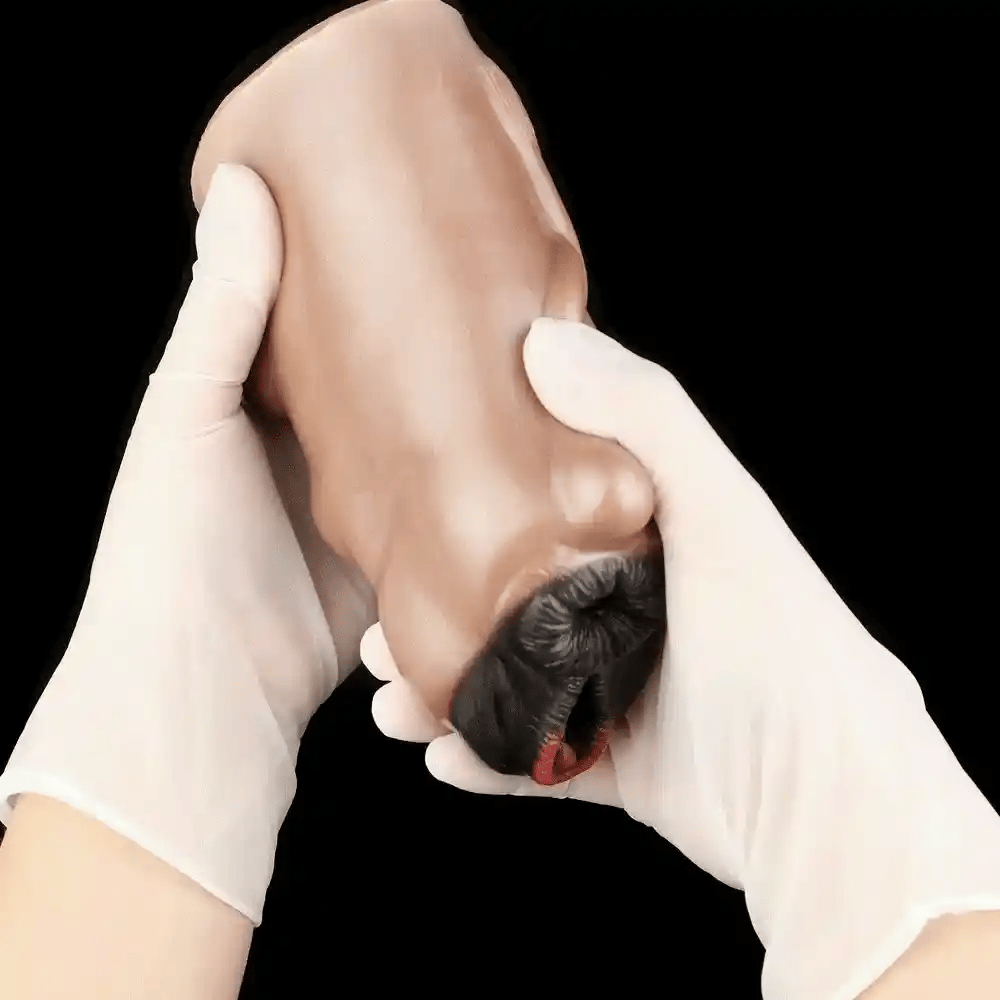2305 Brown Horse Simulated Vagina & Anus Masturbator – Vacuum Cup, 4 Models