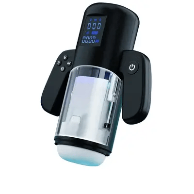 Premium Automatic Male Masturbator – 9 Vibration, 4 Suction &amp; 4 Telescopic Modes, Heating, Voice