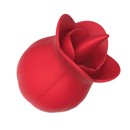 IPX7 wasserdichtes Rosen-Spielzeug mit Zungenlecken-Funktion – 10 Modi, Pink / Rot / Lila
