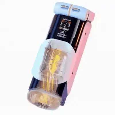  NO8 Male Masturbator – 8 Rotation Modes, 5 Vibration Modes, Dual Heating &amp; LCD Screen