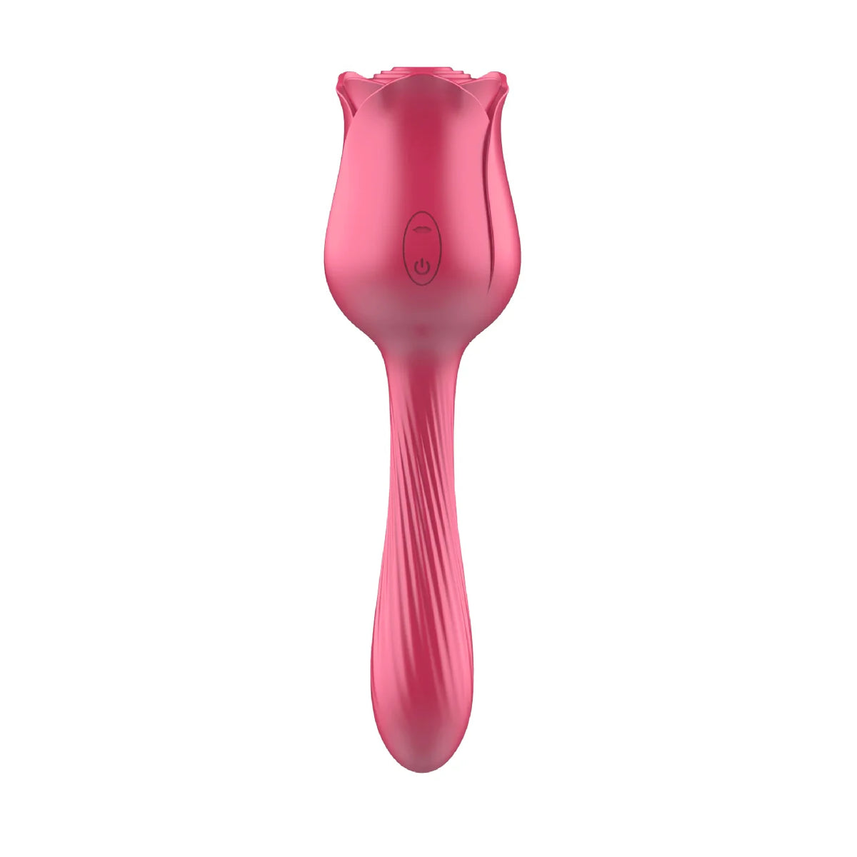 ose suction vibrating massager red rose design dual-use USB rechargeable
