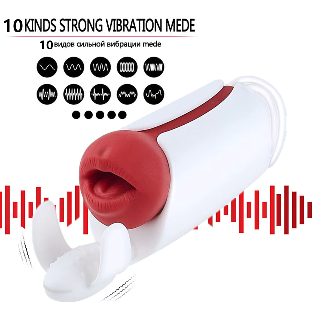 Masturbador Masculino Oral Deep Throat – Estimulação Oral Realista