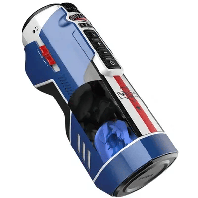 telescopic heating male masturbator with suction demonstration