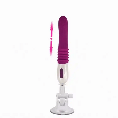 telescopic thrusting vibrator in motion