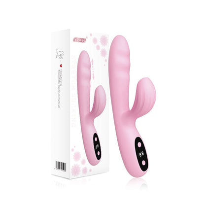 5-Frequency Sucking Stretching and Heating Female Vibrator