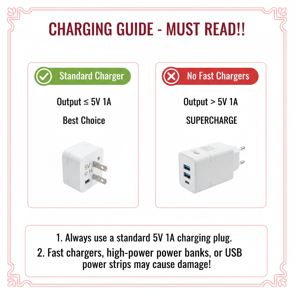 Toy Charging Guide Infographic